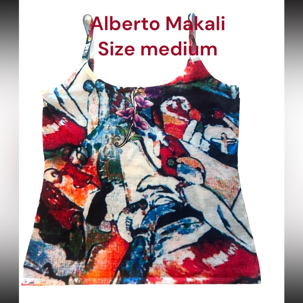 Alberto Makali knit lightweight tank top